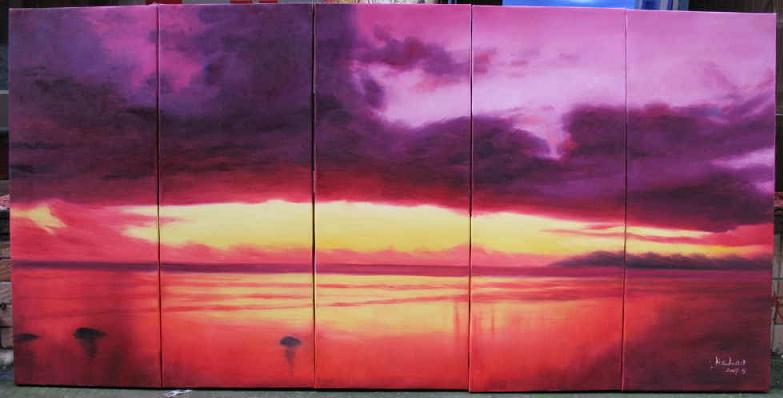 Dafen Oil Painting on canvas seascape painting -set544